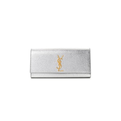 YSL CLASSIC KATE CLUTCH SILVER (27*12*4cm)